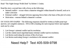 George Wolfe Literary Analysis Notes