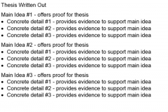 Basic Outline Format