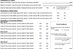 Outline #3 Rubric