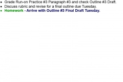 Lesson Plan and Homework